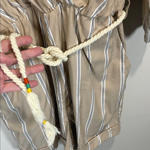 Scotch & Soda Beige and White Striped Romper - Picture 8 of 16